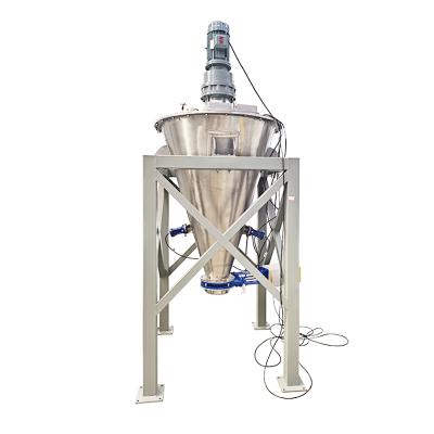 Conical Mixer for Uniform Mixing of Powder and Granular Materials in Chemical Food and Building Materials Industries