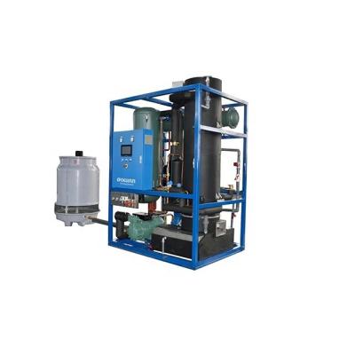Máquina de fabricação de gelo industrial de 1 tonelada 2 toneladas 3 toneladas 5 toneladas 8 toneladas 10 toneladas com refrigerante R404a/R22