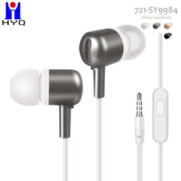 120CM Multi Color 5mm Wired In Ear Earphones Wholesale Earbuds