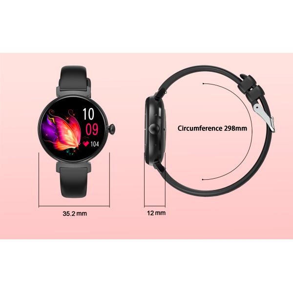 Rastreamiento por GPS Mujeres Reloj inteligente Notificaciones de mensajes Mujeres Reloj inteligente Control de música