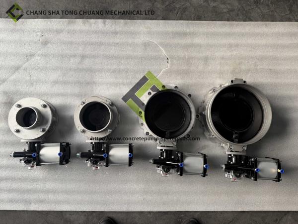Single Flange Pneumatic Butterfly Valve For Mixing Station V1FS300GBN+CP101+MIC23