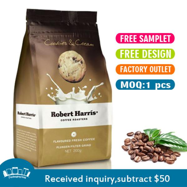Кофейный мешок плоский дно Пластиковый кофейный мешок Кофейный мешок с клапаном кофейный пакет упаковки Фабрика прямая продажа
