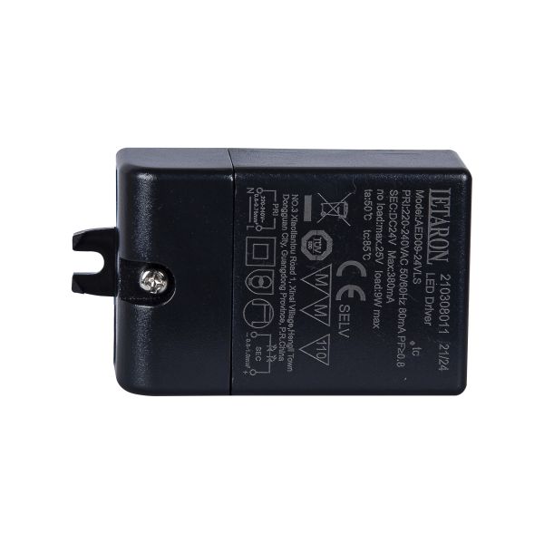 9W IP20 Contant Voltage Letaron LED Driver EU Universal Used LED Power Supply