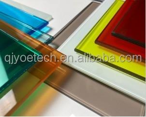 Ford Blue PVB Colored Laminated Safety Glass for Industrial in Building Construction