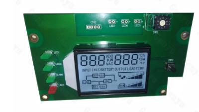5.0V 7 Segment Screen TN Pantalla LCD monocromática con luz de fondo LED blanca