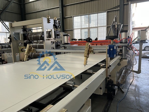 38CrMoAlA Screw Material PVC Foamed Advertising Board Machine For 1220mm Width Board