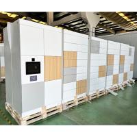 Winnsen Outdoor Smart Parcel Armazém Elétrico De Armazenamento De Madeira Express Smart Self Parcel