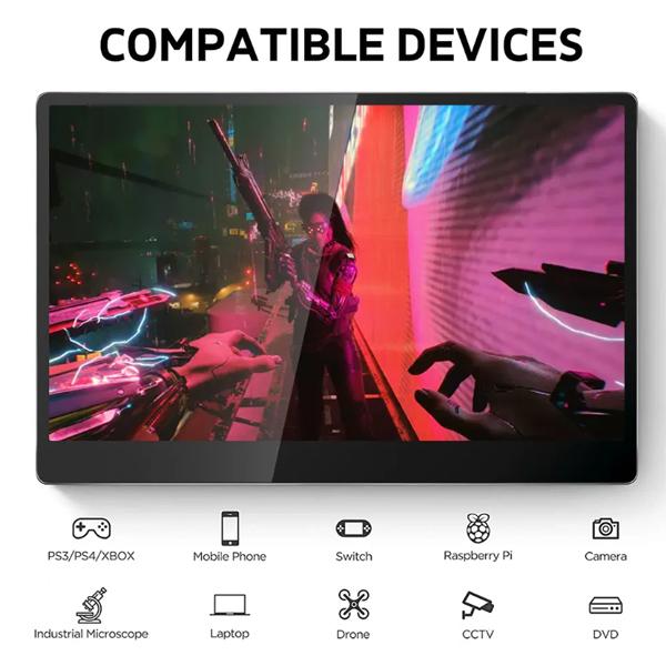 2025 new 1080P portable monitor with 18.5 inch IPS laptop screen extender