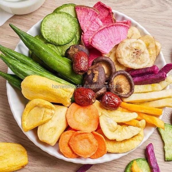 Оптовый овощ VF свежий откалывает здоровую закуску для высушенных Vegan обломоков корня лотоса