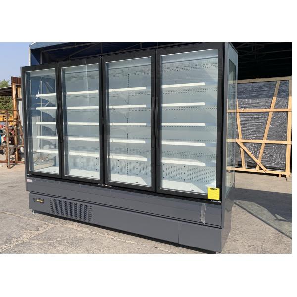 Integral Swing 4 Glass Door Multideck Display Refrigerator R290 Plug In