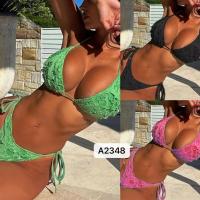 Maillots de bain à fleurs pour la plage Occasion Sexy Fashion Ladies En Stock Backless High Elastic Waterproof