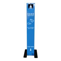 Suporte de aço inoxidável do distribuidor do Sanitizer da mão da bomba do pedal do pé de 1 galão 3.8L