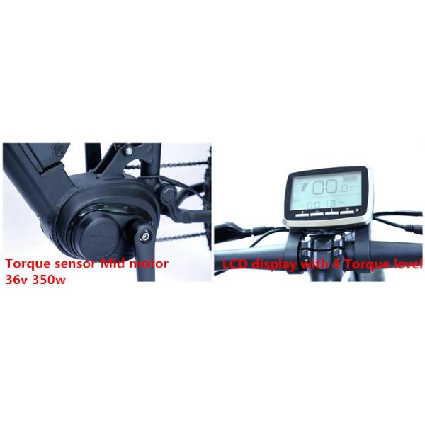 48V 500w Mid Drive Motor Kenda Tire Electric Fat Bike With 36v 10.4ah Samsung Lithium Battery