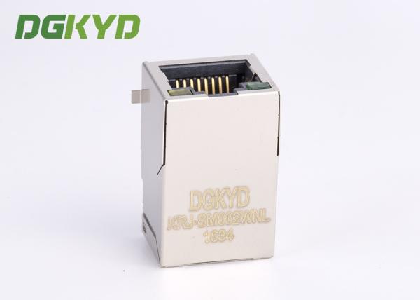 Protegido 10/100 de Magnetics integrado do PWB de 8P8C SMT RJ45 conector baixo