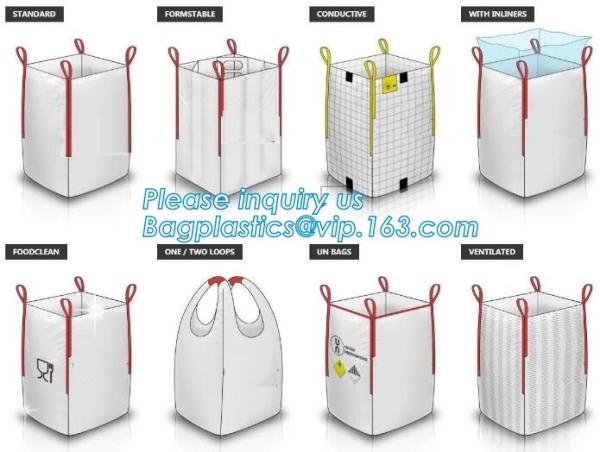 new polypropylene pp woven bulk bean bag filling fibc big bag for packing,Type A polypropylene fibc big bag recycle jumb