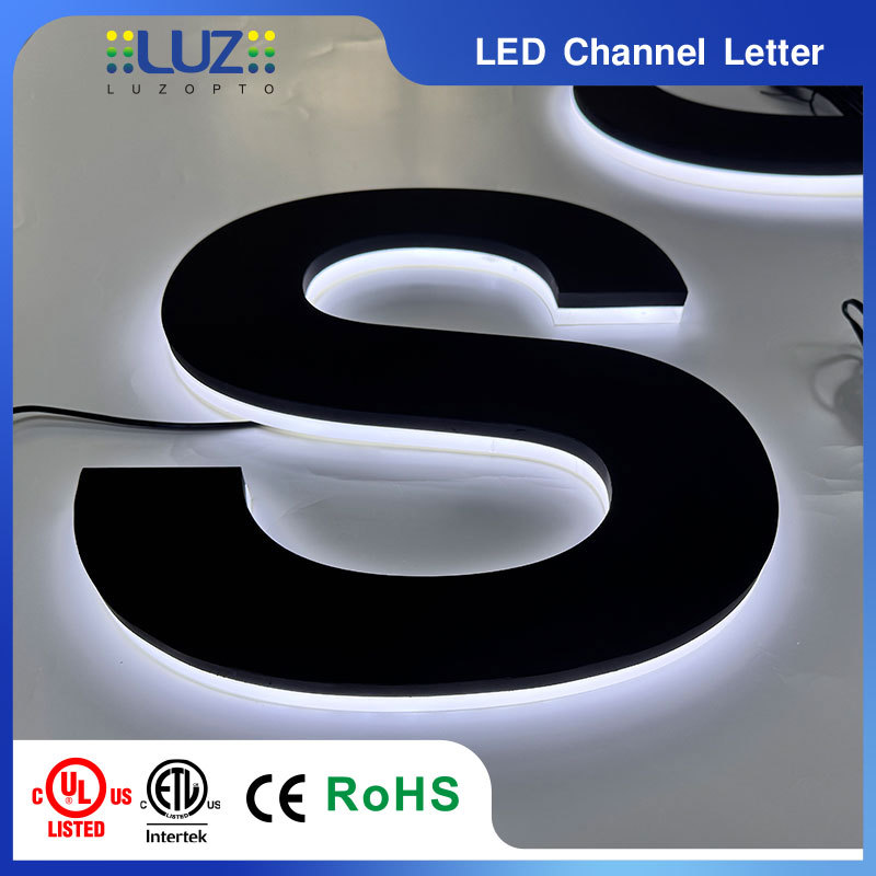 Custom Backlit LED Channel Letters - 3D Halo Lit Signage for Business