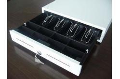 Lockable Electronic Cash Drawer Manual Metal Money Box With Slot 410M