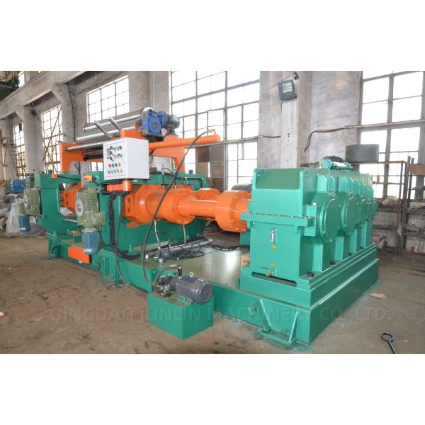 XK-550 Two Roll Open Mill Rubber Mixing Machine For Rubber Compound
