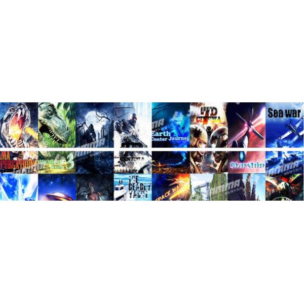 Indoor Entertainment 5D Movie Theater With High Speed Fan Motion Chairs Multiplayer