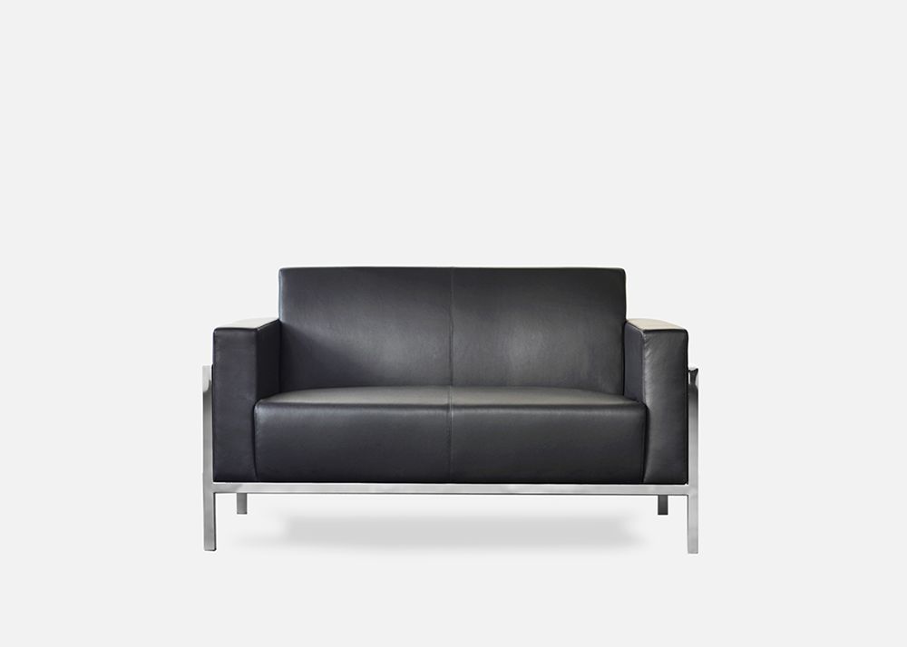 ODM Office Reception Sofa Set Black Reception Office Sofa Customization