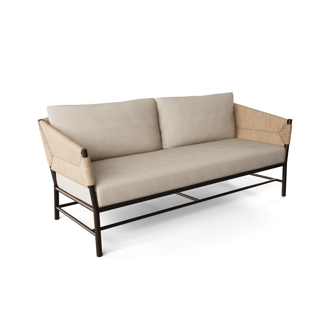 Tropical Style Synthetic Rattan Villa Outdoor Sofa. Bruno SN-2650