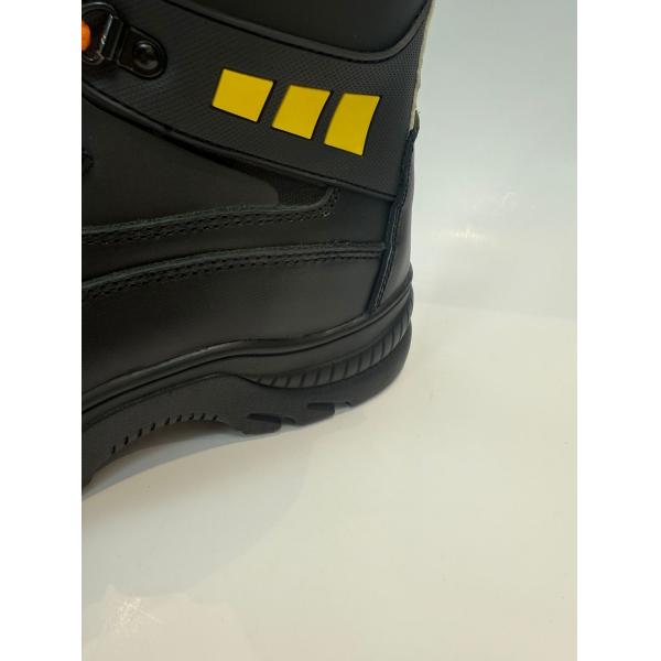 Botas de seguridad para bomberos de pieles de vacas negras