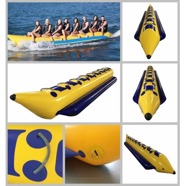 Трубка шлюпки банана брезента сверхмощного ПВК человека или Кустомзид рекламы 8 раздувная