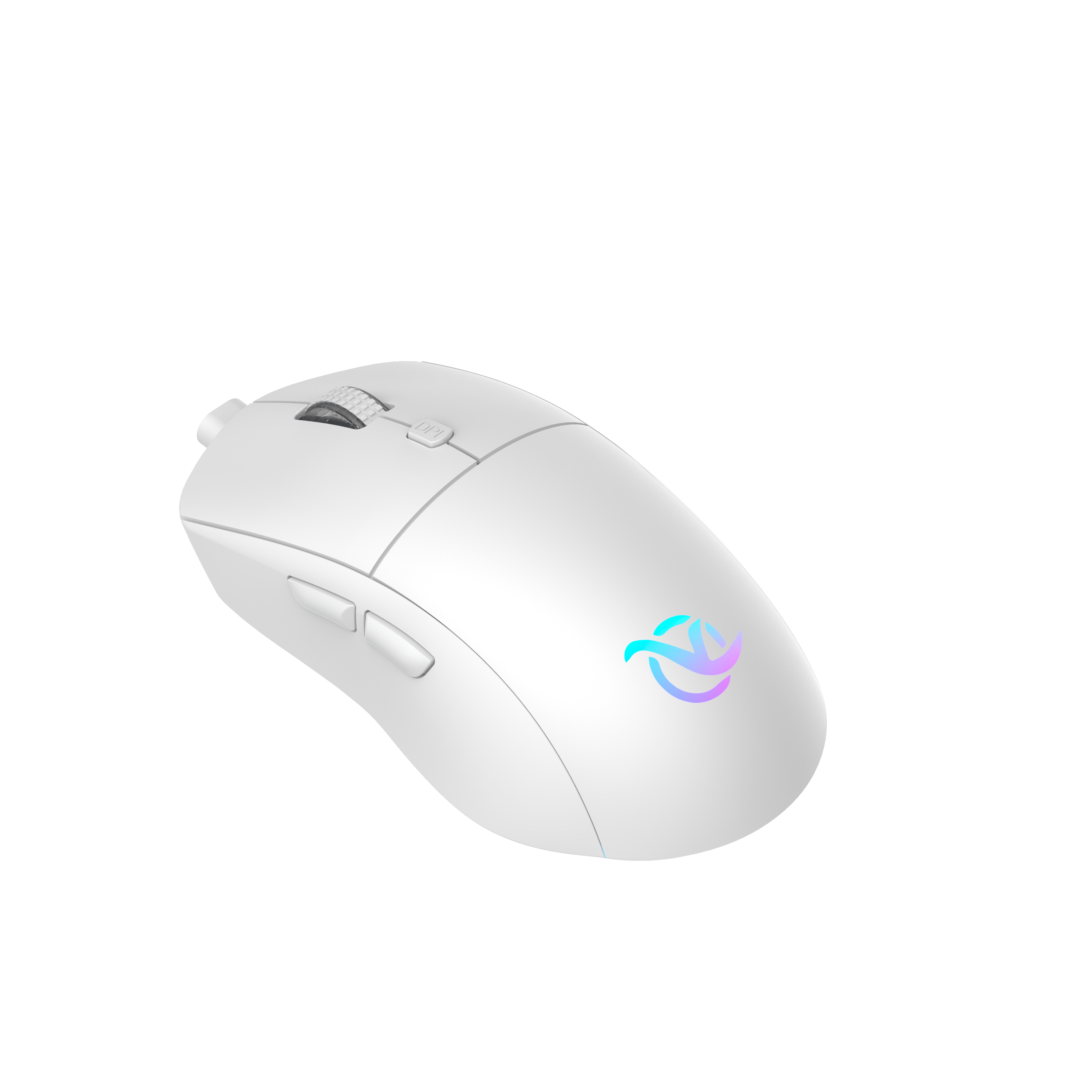 6 Keys Ergonomic Wireless Mouse QX3218 Chip 5 Speed Adjustable DPI Non-illuminated & Breathing Light Optional