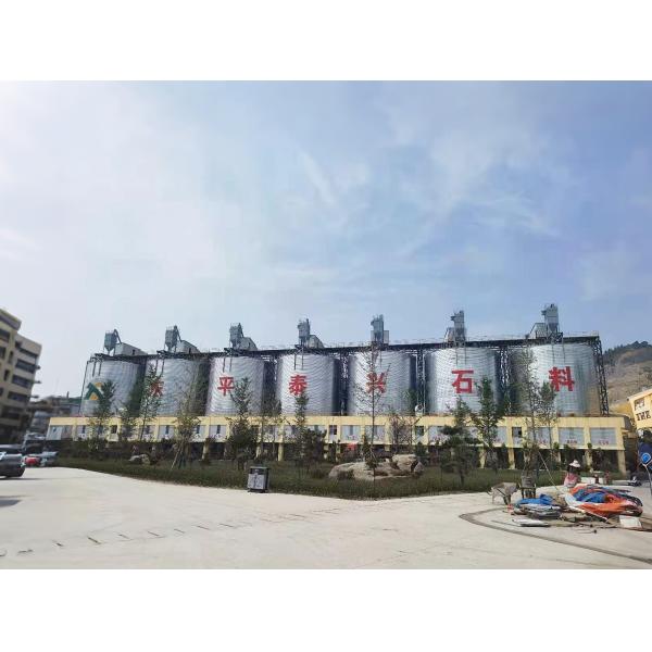 Anti Corrosion Spiral Steel Silo , Galvanized Steel Slag Storage Lipp Silos