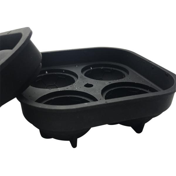 Amazon Best Selling Wholesale Make Your Own Soccer Ball Football Shape Silicone Ice Cream Ice Cube Mould