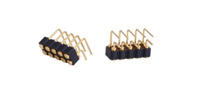 2.54mm Pitch 10 Pin Connector Double Row Right Angle Female Connector Customized For PCB Board