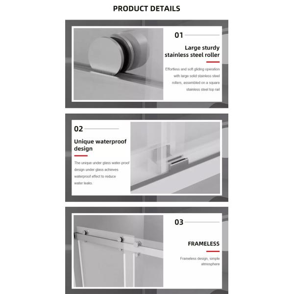 Отполированное приложение 8mm ливня Ванная комната закалило стеклянную кабину ливня