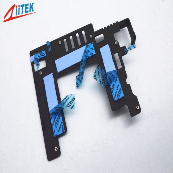 Blue Silicone-Based Thermal Gap Pad Thermal Management Thermal Conductive Material For AI Processors AI Servers