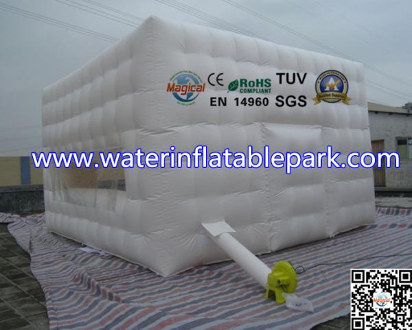 White 4x4M Inflatable Portable Inflatable Camping Tent For Outdoor Event