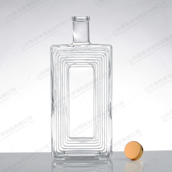 500 ml garrafa quadrada para bebidas alcoólicas
