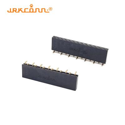 2.54 SMT Patch Connecteurs de tête féminins à double rangée simple à entrée inférieure