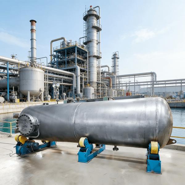 Stainless Steel Pressure Vessel with 0.1-10 Mpa Design Pressure and Customized Size for Chemical Storage
