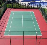 SGS Silicon PU Court Flooring Thick Elastic Outdoor Basketball Court
