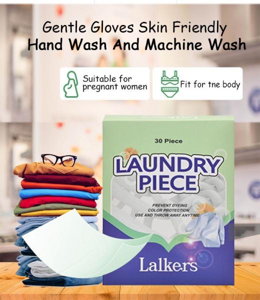 Personnaliser les draps de détergent de linge se dissoudre facilement Les vêtements Les draps de savon