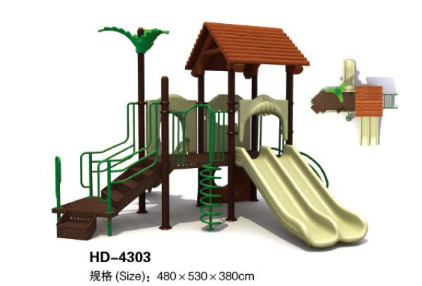 Commercial Outdoor Kids Combination Of Plastic Slide Amusement Park/Playground