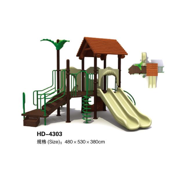 Commercial Outdoor Kids Combination Of Plastic Slide Amusement Park/Playground