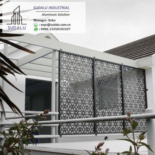 SUDALU Outdoor Laser Cut Decoration Panel Aluminum Shading Screens Perforated Panel from Foshan