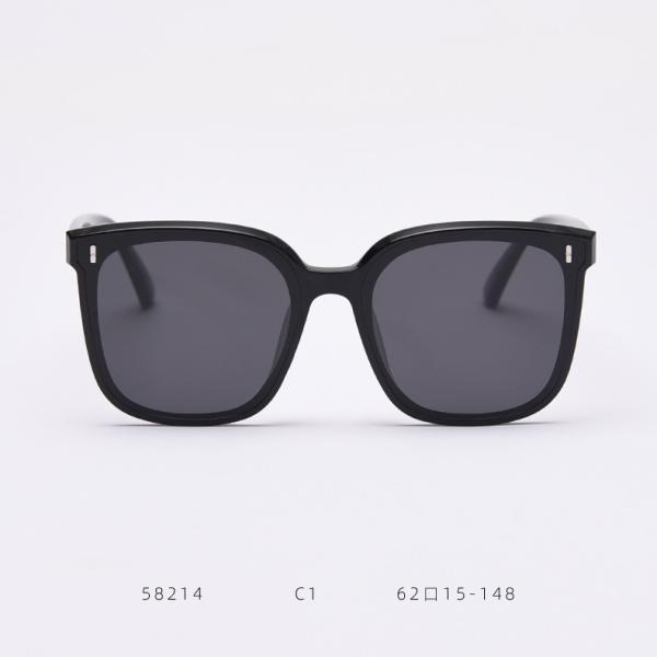 Ultralight TR Polarized UV Resistant Frida Square Rimmed Sunglasses