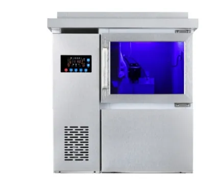100kg Square Automatic Ice Maker Machine with Stainless Steel Body for Commercial and Household Use