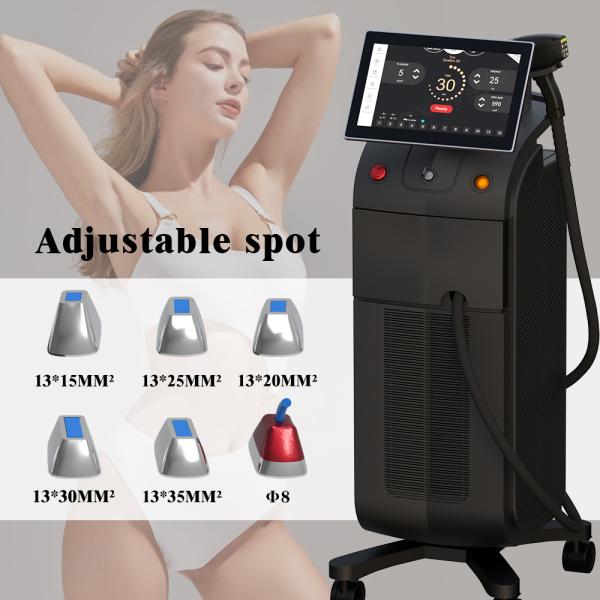 Switchable Adjustable Spot Ice Titanium Laser Diode Hair Removal Machine