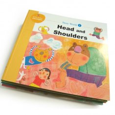 ODM popular square glossy UV cardboard paperback colour Childrens Book Printing