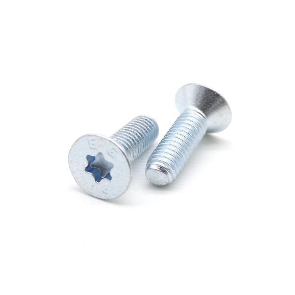 ISO14581 Countersunk Head Screws Alloy Steel Class 10.9 Zinc Plated Torx