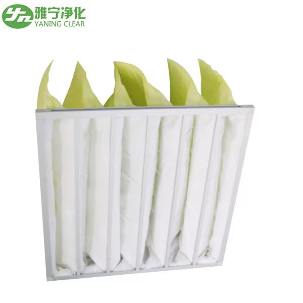 Medium Efficiency Panel Pocket Air Filter , F8 Bag Filter For Clean Equipment