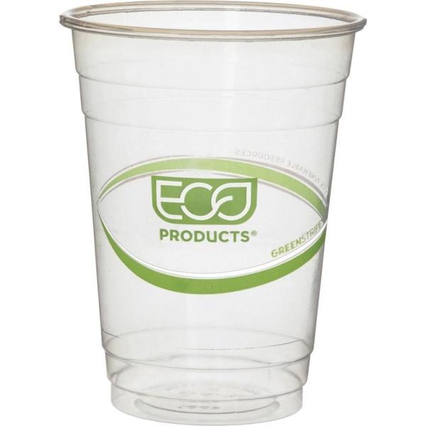 Logotipo personalizado Biodegradável PLA copos 12 oz água de café