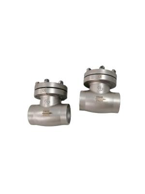 Válvula de verificação criogênica SS304 de aço inoxidável do balanço da conexão da solda de DN40 PN25